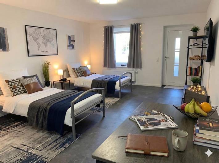 Ferienwohnung für 3 Personen, mit Ausblick und Garten, kinderfreundlich in Itzehoe - 2