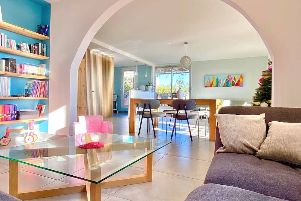 Ganze Wohnung, Einzigartig, Dachterrasse, Panoramablick, Pool, Strandnähe in Boutonnet (Montpellier), Montpellier