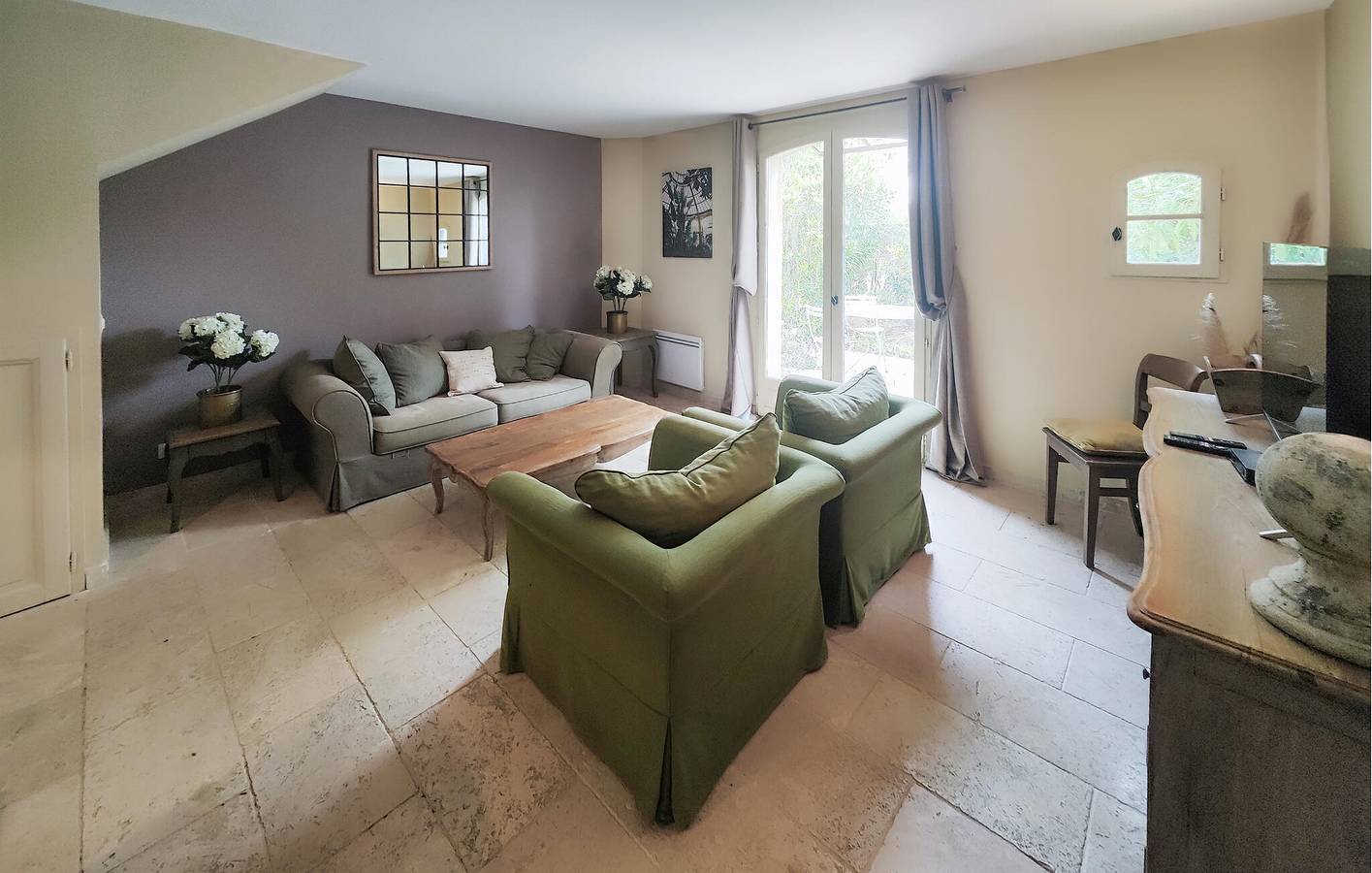 Acogedor apartamento con jardín, TV y aire acondicionado cerca de Tournissan in Saint-Laurent-de-la-Cabrerisse, Region de Narbonne
