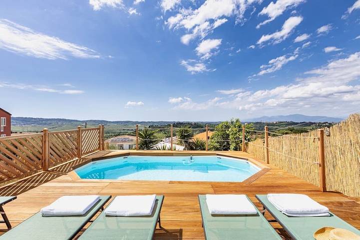 Ferienwohnung für 8 Personen, mit Garten, mit Haustier