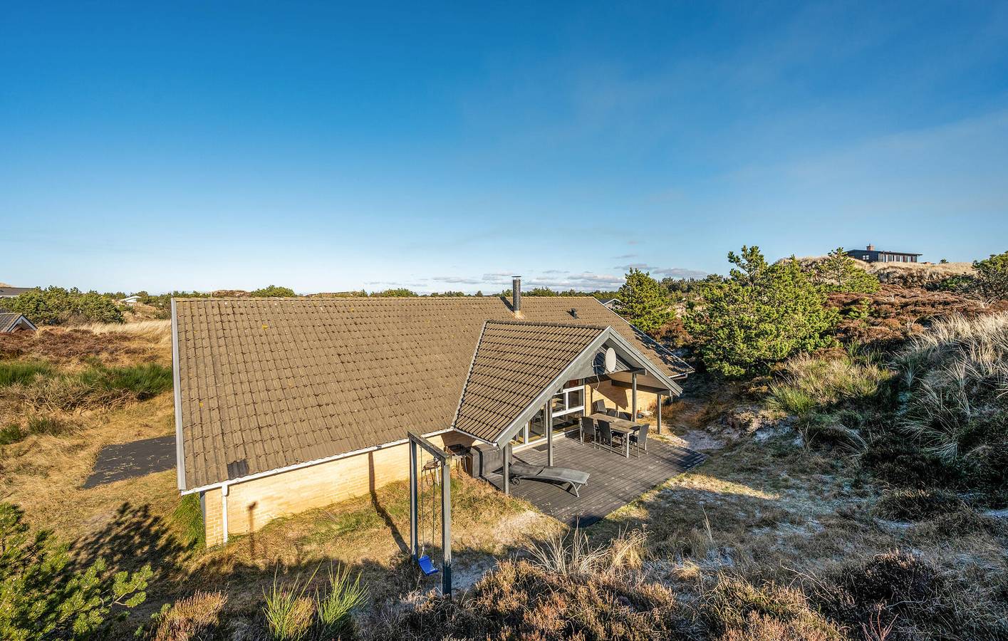 Ferienhaus für 10 Personen mit Terrasse in Henne, Filsø See