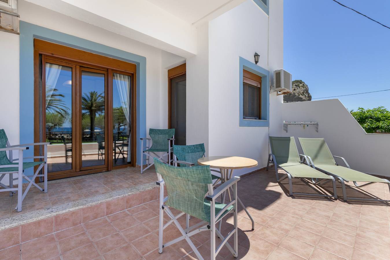 Ganze Wohnung, Familienfreundliche Strandwohnung mit Meerblick in Agia Galini, Kreta in Agia Galini, Rethymno und Umgebung