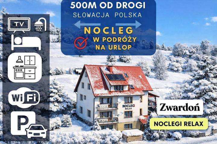 Apartament wakacyjny dla 3 osób, z taras i ogród oraz widok w Zwardoń