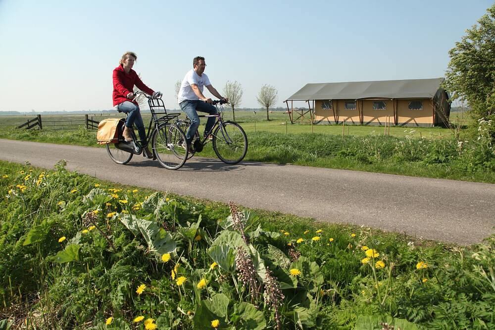 Wunderschön eingerichtetes Safarizelt und Zirkuswagen mit privatem Badezimmer. in Groningen und Umgebung