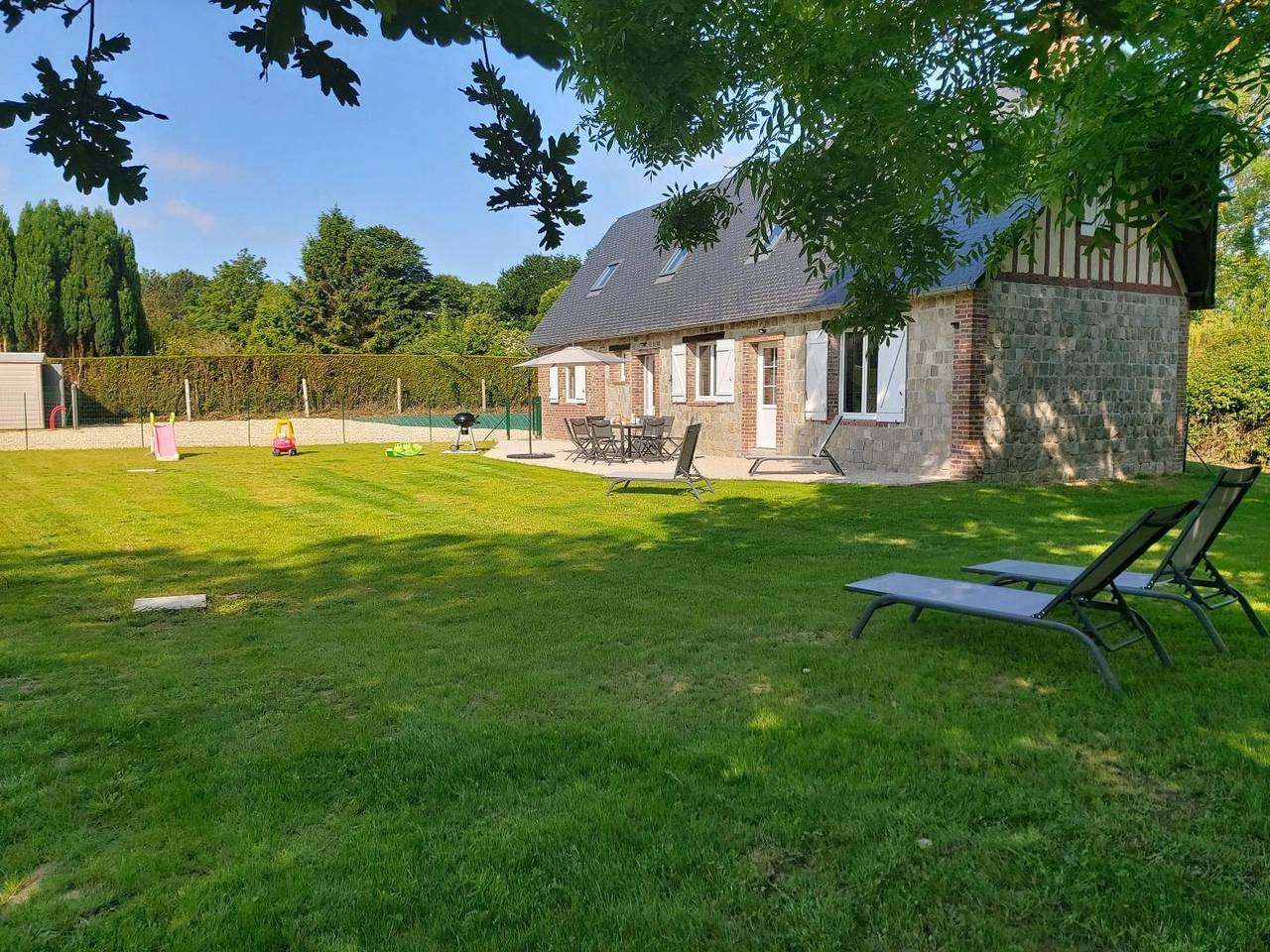 Casa de huéspedes para 8 personas con jardín in Gueutteville-les-Grès, Región de Dieppe