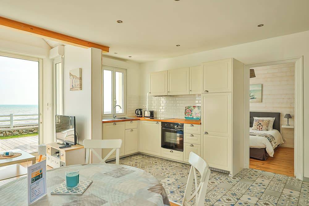 Villa aan het water in Quinéville, Cherbourg en omgeving