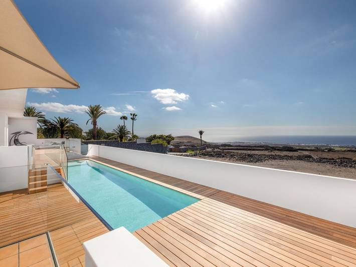 Chalet voor 6 personen, met terras en tuin op Lanzarote