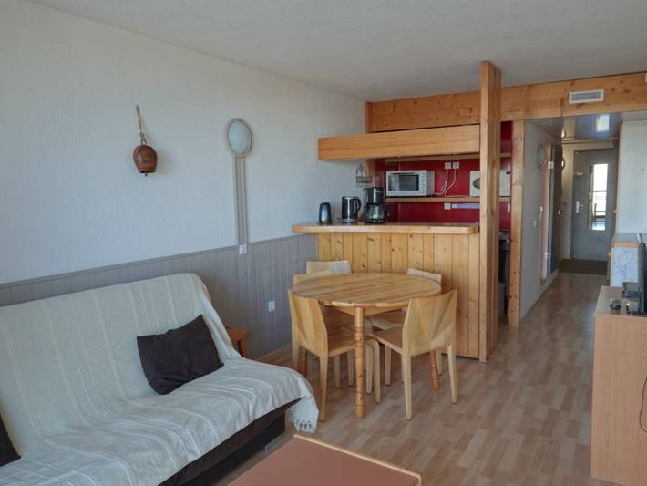 Studio pour 4 personnes, avec Balcon