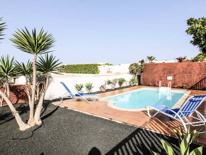 Location de vacances pour 6 personnes, avec jardin dans Lanzarote