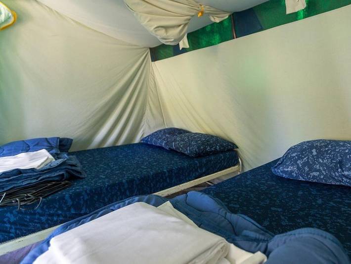 Tente pour 6 personnes, avec bassin pour enfant, animaux acceptés en Nouvelle-Aquitaine - 4