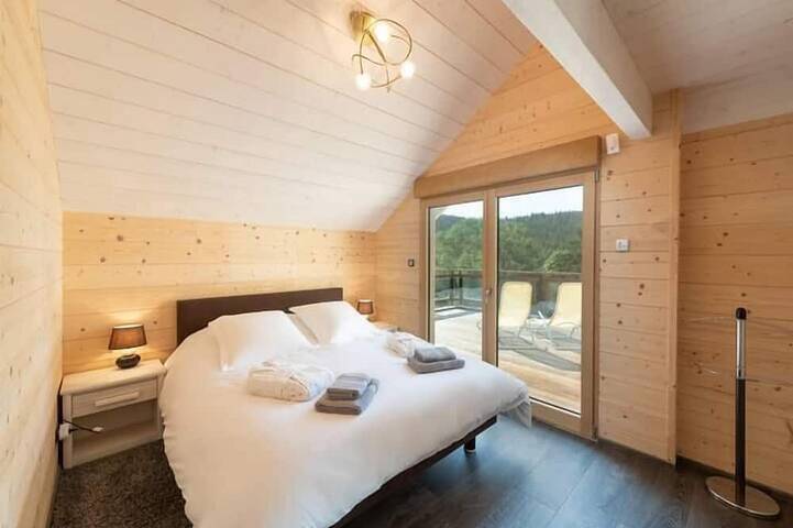 Gîte pour 12 personnes, avec balcon ainsi que sauna et jardin à Liézey - 2