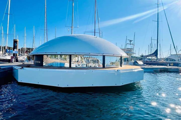 Hausboot für 2 Personen, mit Balkon in der Bretagne