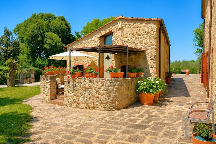 Casa vacanza per 4 persone, con Terrazza e Giardino a Asciano