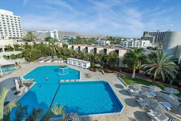 Hôtel pour 2 personnes, avec piscine ainsi que jardin et balcon à Eilat