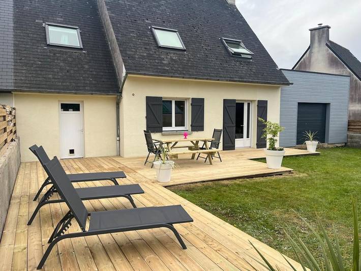 Maison de vacances pour 6 personnes, avec Terrasse et Jardin