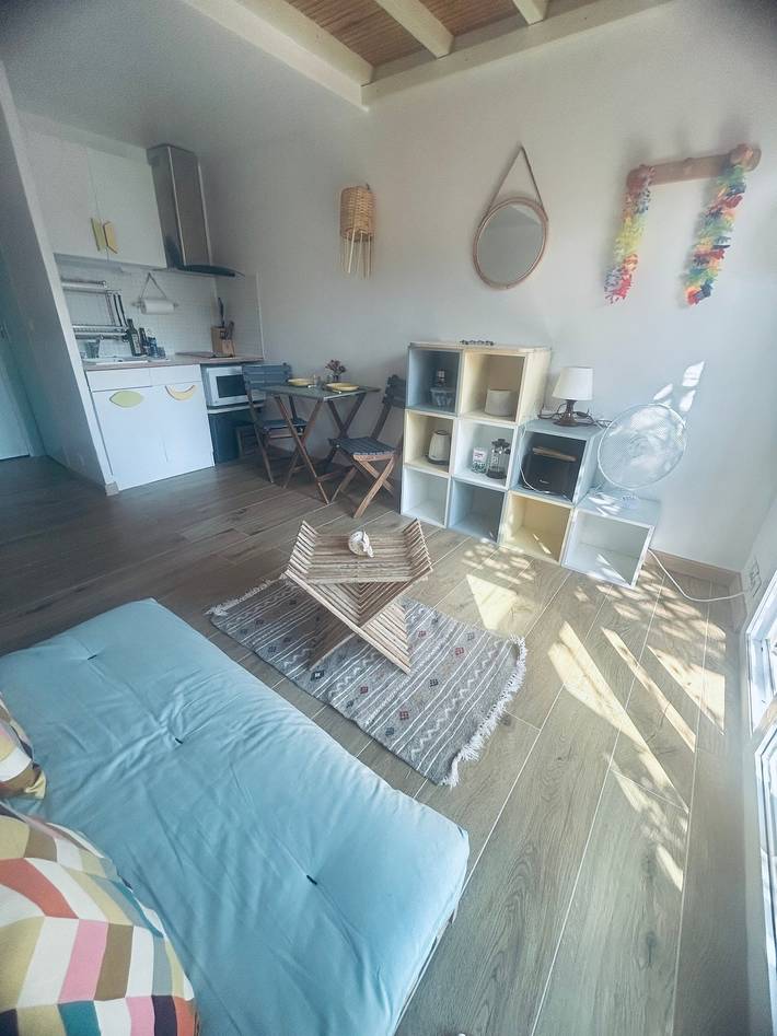 Appartement entier, Appartement 'Copains Cabanon Mer Clim Pk' avec terrasse commune et climatisation in Frontignan, Côte méditerranéenne (France)