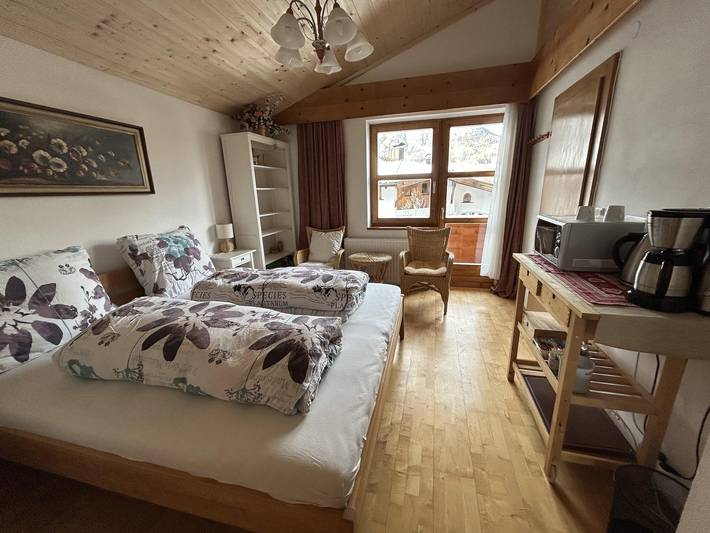 Vakantiewoning voor 2 personen, met balkon en tuin in Mieders
