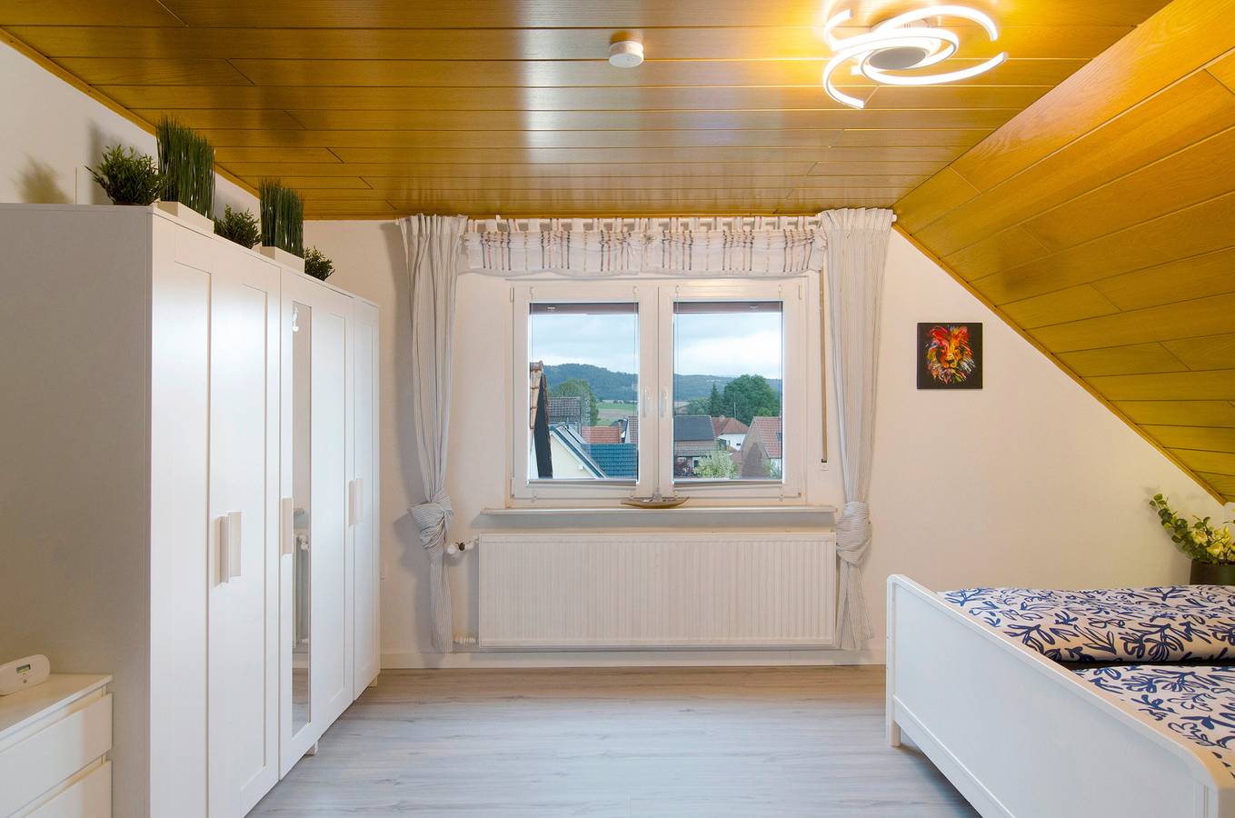 Zimmer 'Ferienwohnung Storchenblick' mit Bergblick und Wi-Fi in Meinhard, Werratal