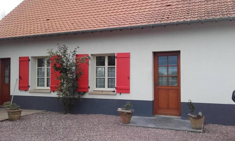 Gîte pour 5 personnes, avec Terrasse ainsi que Jardin et Vue à Ponthoile