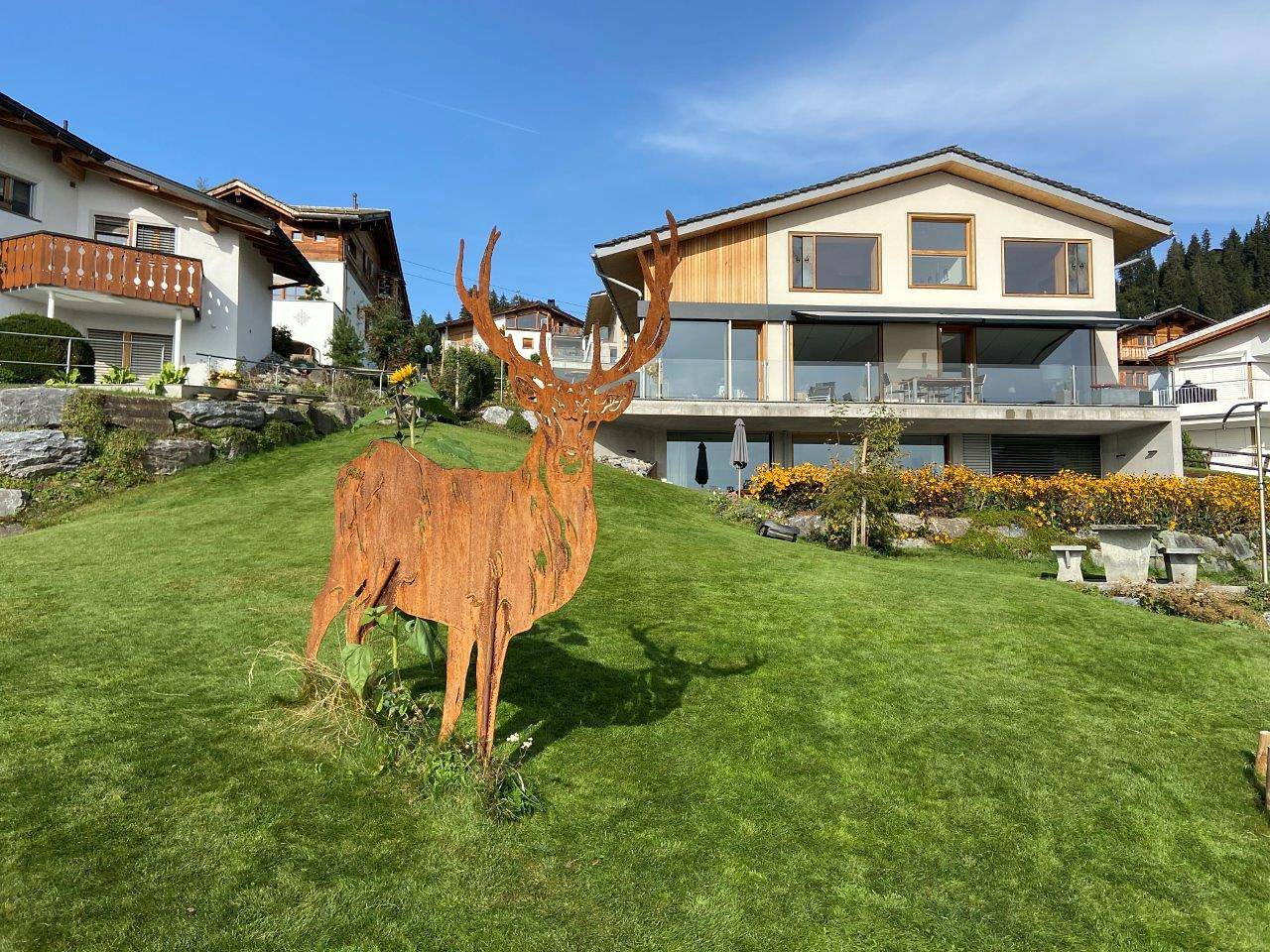 Ganze Ferienwohnung, Casa Admisa - 3.5 Ferienwohnung, 2 Duschen, 2 Wc, 85 m2, für max. 4 Erwachsene und 2 Kinder in Flims-Dorf, Flims