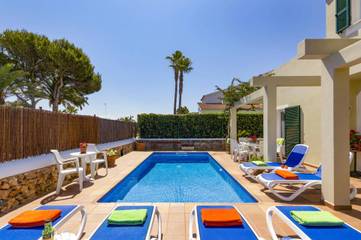 Villa in Ciutadella, Coast of Menorca für 6 