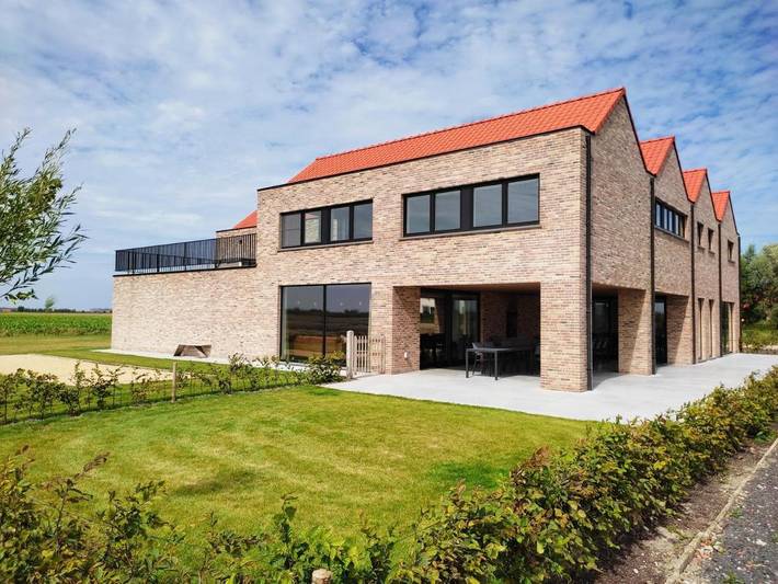 Ferienhaus für 24 Personen, mit Sauna und Garten sowie Ausblick in Belgische Küste