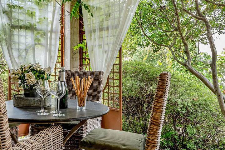 Appartement de vacances pour 4 personnes, avec jardin et piscine