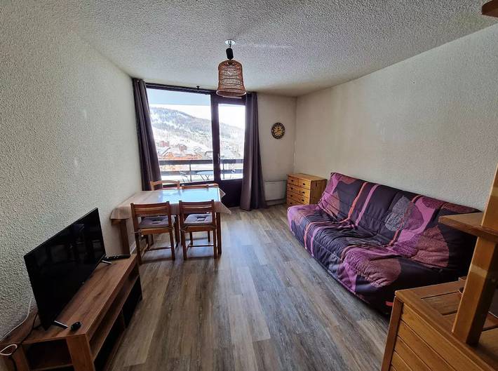 Gîte pour 4 personnes, avec balcon et vue, animaux acceptés dans Station de Risoul - 2