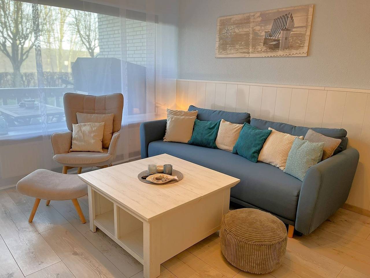 Ganze Wohnung, In dieser strandnahen Ferienwohnung genießen Sie die Ruhe Westerdeichstrichs in Stinteck, Westerdeichstrich