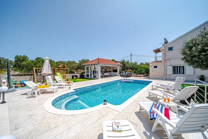 Ferienhaus mit privatem Pool in Vela Luka, Korcula