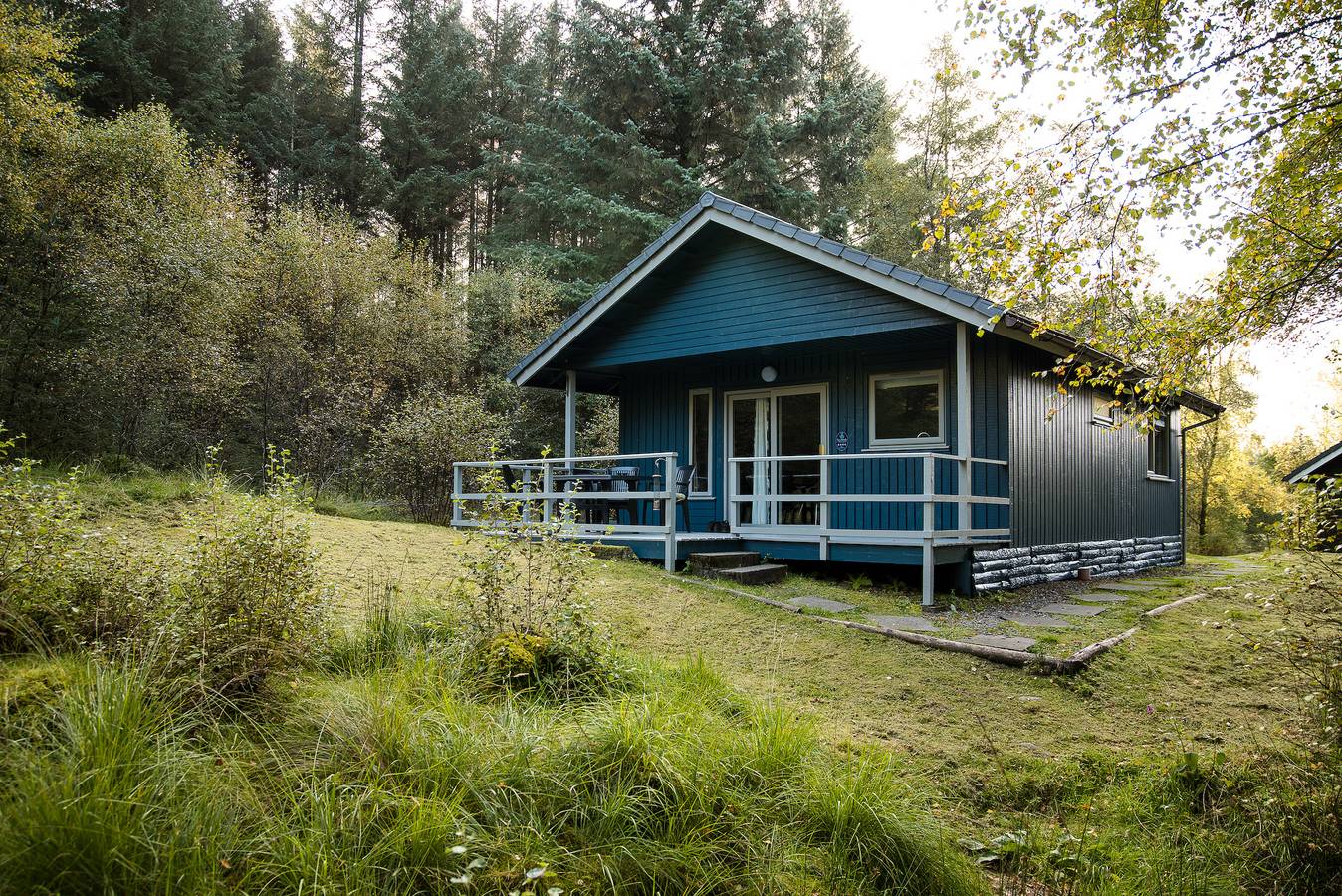 Chalet für 4 Personen mit Balkon in Stirling und Umgebung