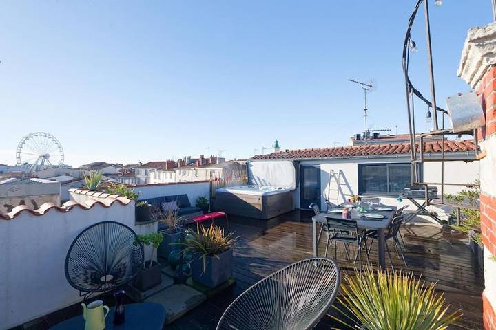 Vakantieappartement voor 6 personen, met whirlpool en terras - 1