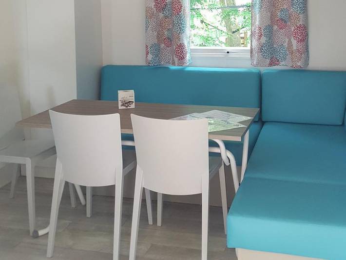 Camping du Lac de Cormoranche  - Mobilheim 6 personen - Titania in Cormoranche-sur-Saône, Bourg-en-Bresse und Umgebung