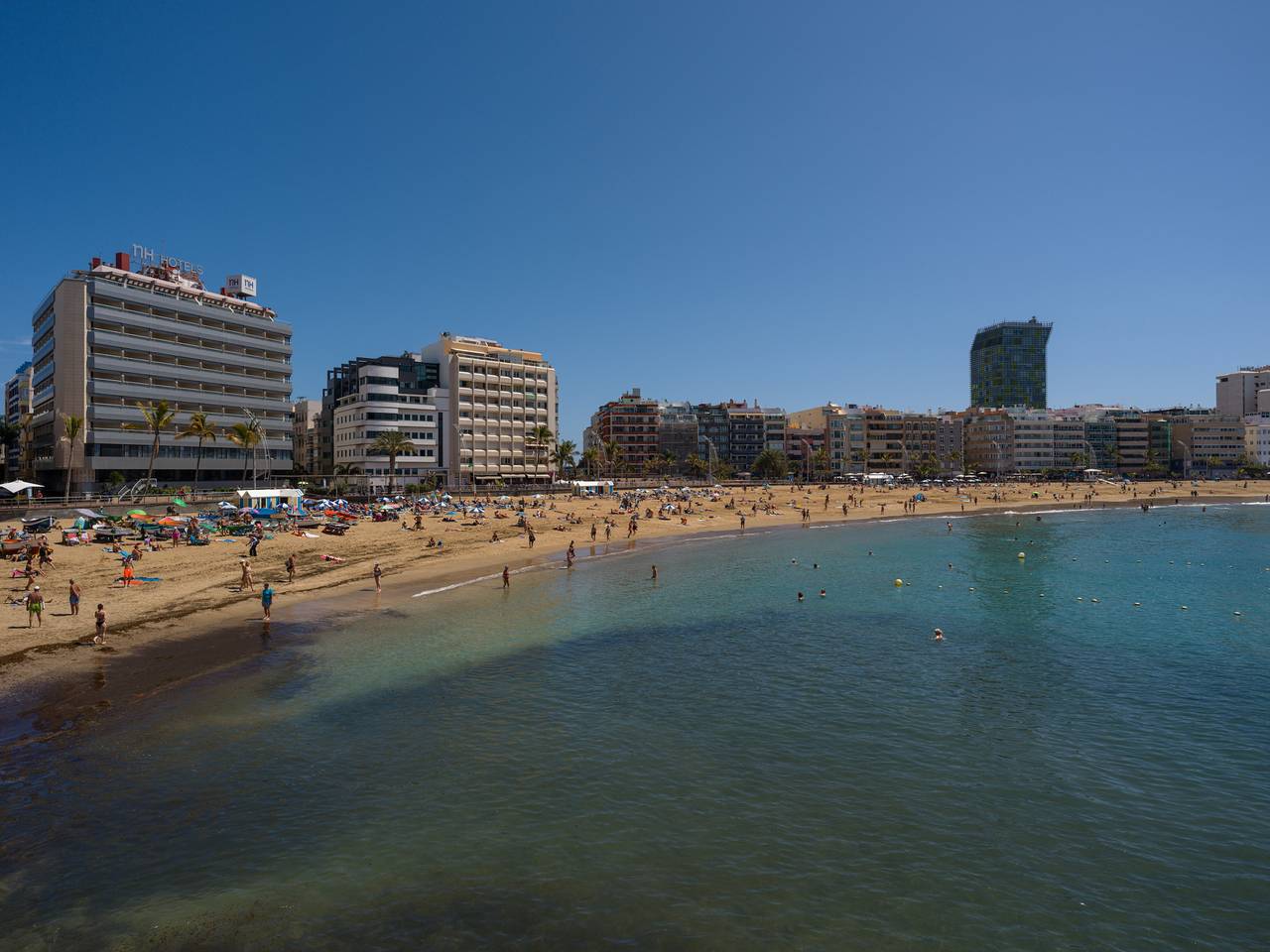 Sunset views over the sea in La Isleta, Las Palmas de Gran Canaria