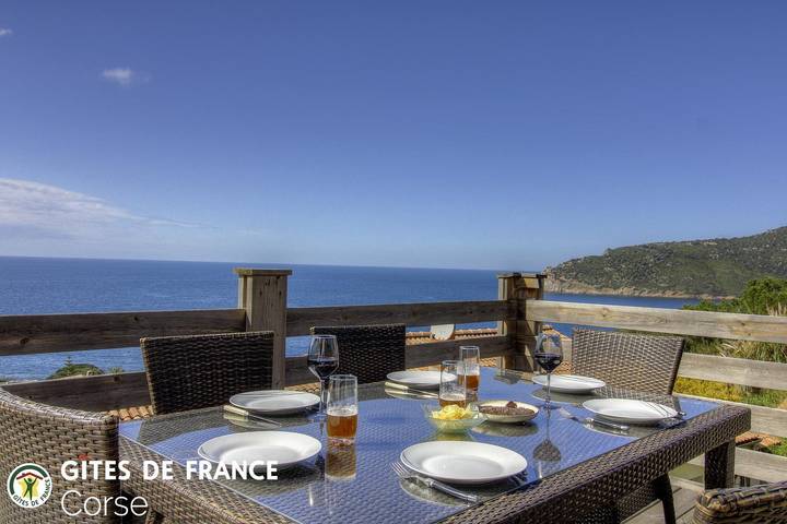 Gîte pour 6 personnes, avec Terrasse et Vue
