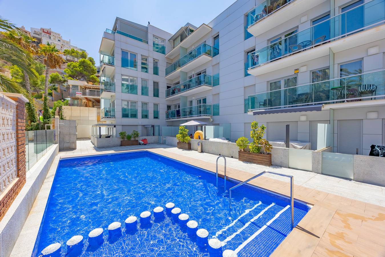 Geheel appartement, Appartement 'Playa De Poniente' met Uitzicht op Zee, Wi-Fi en Airconditioning in Benidorm, Costa Blanca