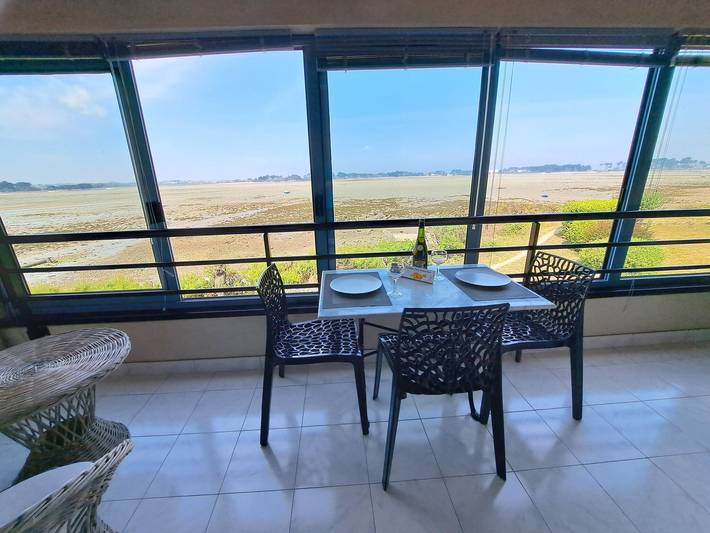 Appartement de vacances pour 2 personnes, avec Balcon et Vue à Roscoff