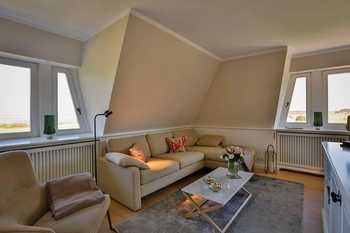 Ferienwohnung für 2 Personen, mit Terrasse und Garten sowie Sauna und Ausblick in Morsum - 4