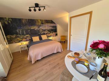 Gîte pour 2 personnes, avec terrasse et vue à Giverny