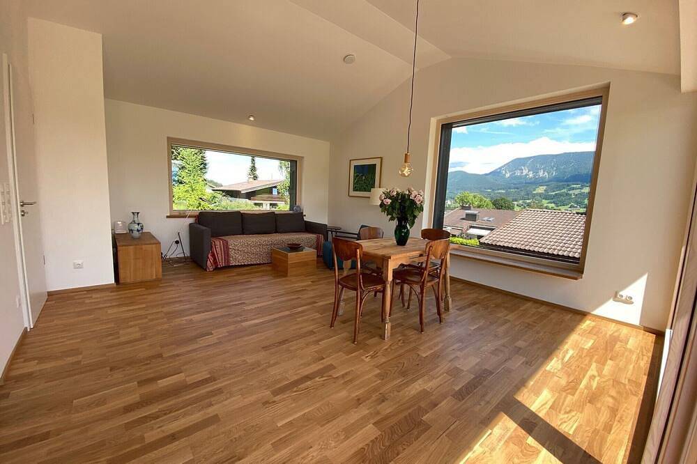Ferienhaus mit Bergpanoramablick mit 1 Schlafzimmer in Samerberg, Bayerische Alpen