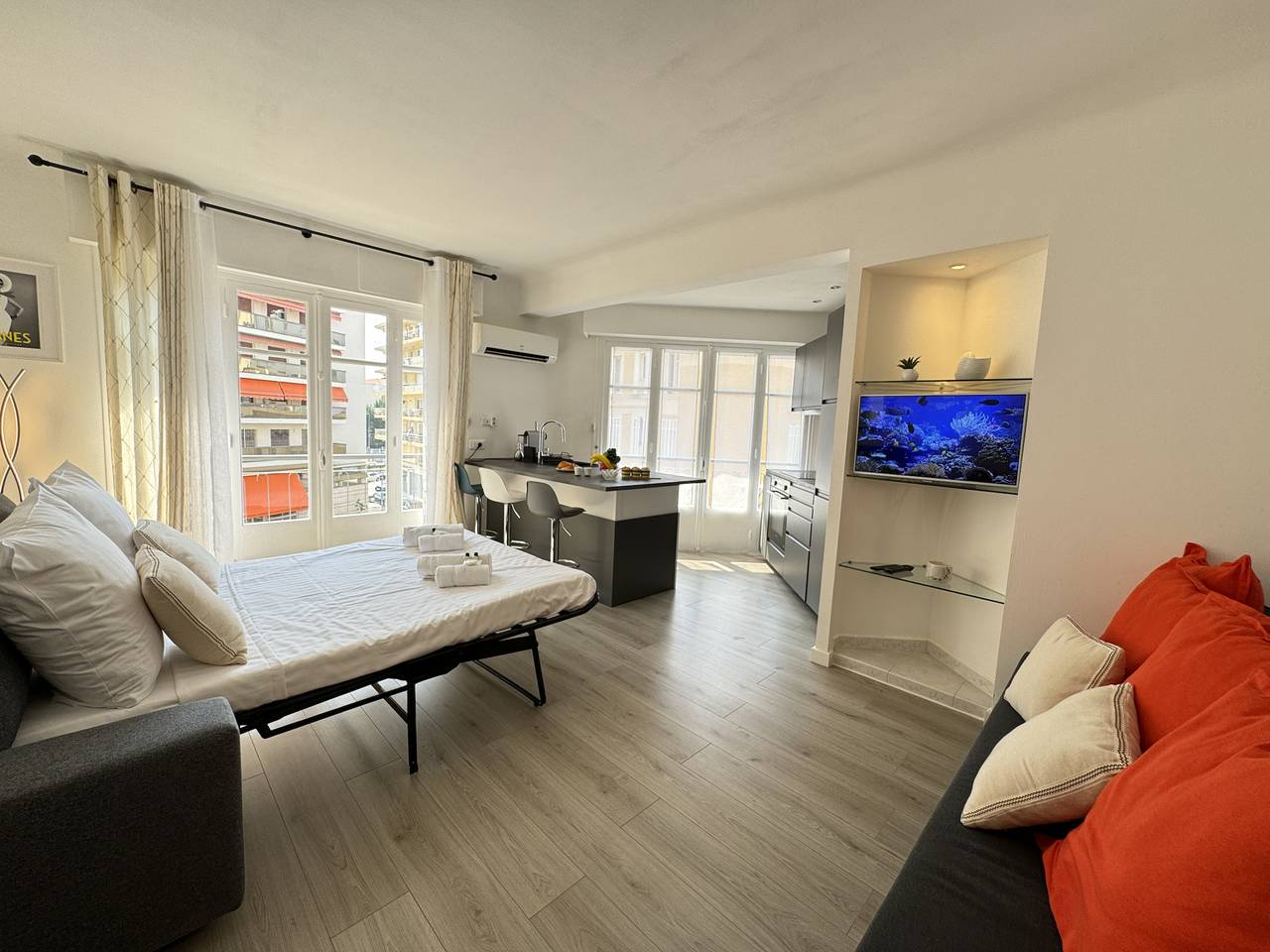 Ganzes Studio, / Studio de luxe en centre-ville in Cannes, Mittelmeerküste (Frankreich)
