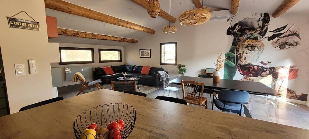 Location de vacances pour 6 personnes, avec vue et terrasse à Villedieu - 4