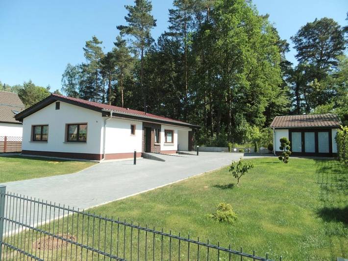 Ferienhaus für 5 Personen, mit Terrasse und Garten sowie Ausblick in Himmelpfort