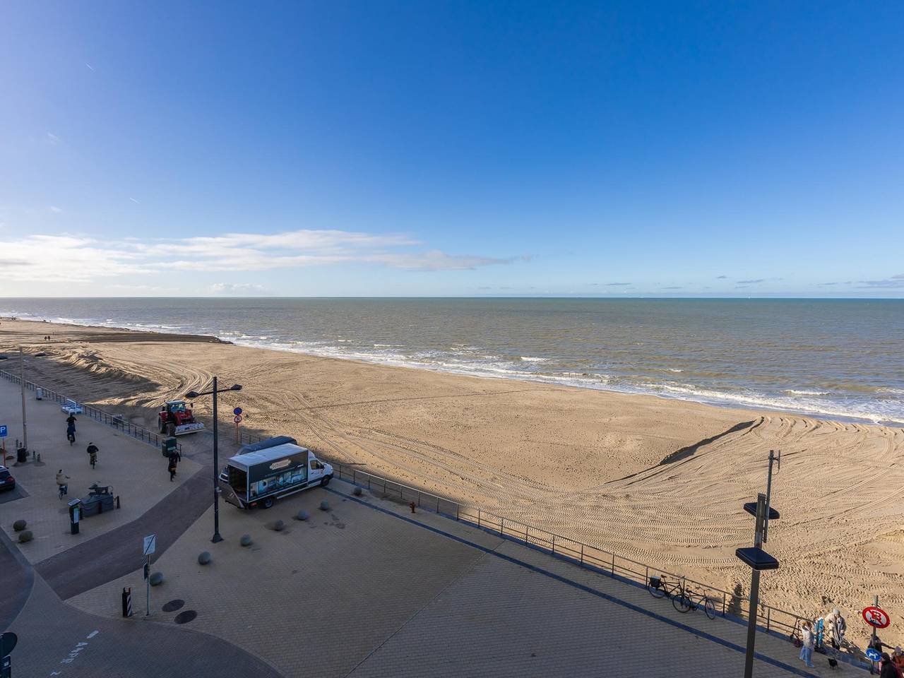 Studio avec terrasse et vue sur la mer in Middelkerke, Côte belge