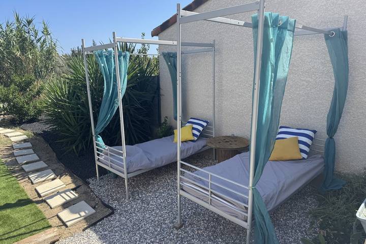 Location de vacances pour 6 personnes, avec jardin et terrasse, adapté aux familles à La Palme - 3
