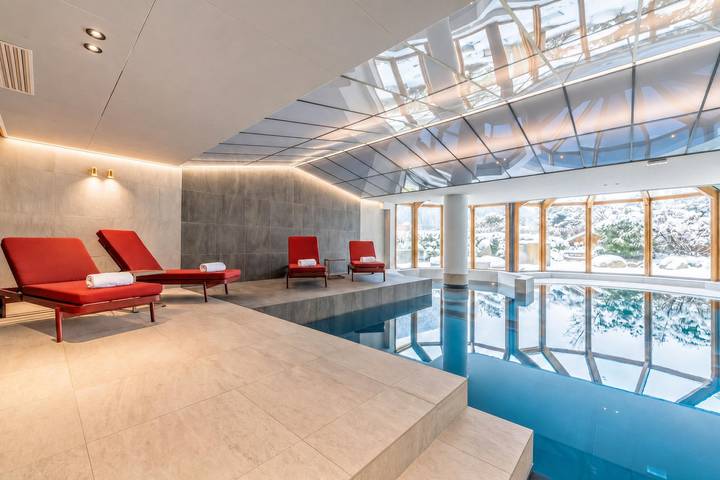 Ganze Wohnung, Le Cristal Gm19 Mountain View, Pool & Parking in Argentière, Chamonix