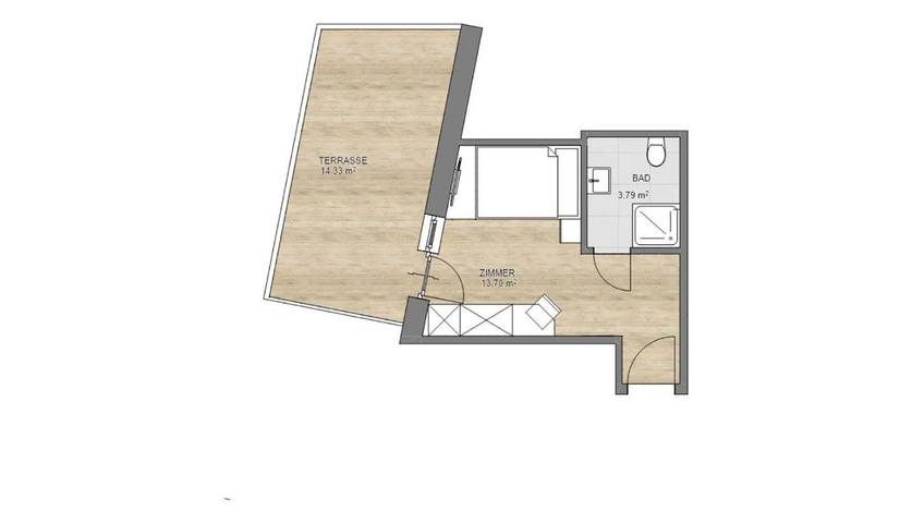 Ferienwohnung für 2 Personen, mit Balkon und Terrasse sowie Pool und Sauna in Ladis - 4