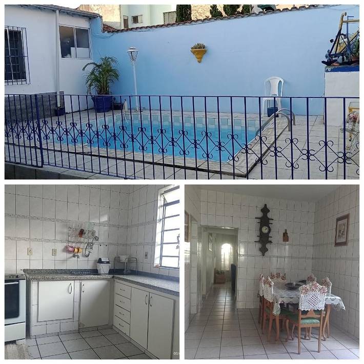 Casas e apartamentos de temporada para 6 pessoas, com piscina e balcão, adaptado a crianças em Guaratinguetá