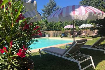 Gîte pour 10 personnes, avec terrasse et jardin, animaux acceptés à Chandolas