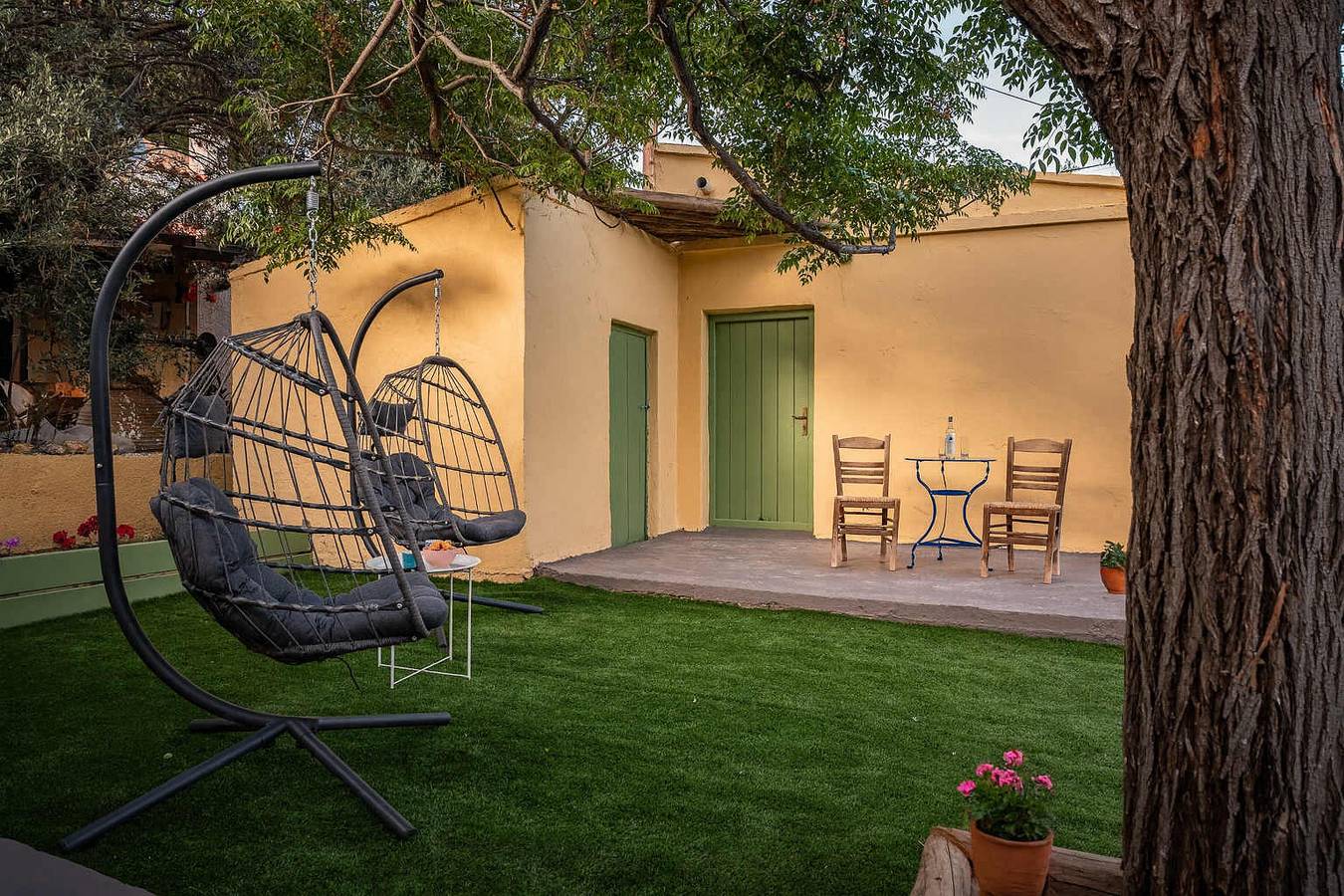 Ferienhaus für 5 Personen mit Balkon/Terrasse in Kampos Marathokampou, Marathokambos